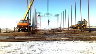 Аренда экскаватора погрузчика с ямобуром в Фрязино цена от 1524 руб